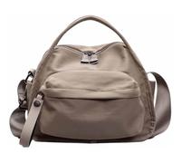 Veluna Shoulder Bag, Veluna Women's Crossbody Shoulder Bag, Fashion Casual Solid Color Crossbody Bag, High-Capacity (Khaki)
