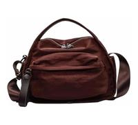 Veluna Shoulder Bag, Veluna Women's Crossbody Shoulder Bag, Fashion Casual Solid Color Crossbody Bag, High-Capacity (Coffee)