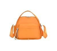 Velunas Shoulder Bag, Outdoor Shoulders Bags for Women 2025, Casual Nylon Front Pocket Handbag,Women Large Capacity Lightweight Solid Zipper Nylon Shoulder Handbag (Yellow,26 * 22 * 13cm)