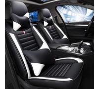 VELUNE 5 Asientos Fundas Asientos Coche, para Nissan Juke 2014-2023 Piel Funda de Asiento para Coche Impermeable Protector para Asientos,A