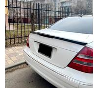 VELUNE Alerón Trasero para Maletero de Coche ABS para Mercedes Benz Clase E W211 2003-2008 E200 E260, alerón Trasero embellecedor de afinación del Divisor del ala Trasera automática,Glossy Black