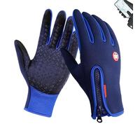 Velura Winter Gloves, Thermal Touch Screen Windproof Gloves, All-Day Warmth, Windproof Waterproof (Dark Blue,M)