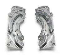 Velux - Piezas de repuesto para claraboya, bisagras oscilantes en el marco de la ventana, placa de identificación gris