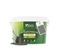 Veluxis® Pintura de pared gris para interiores - 2,5 litros y opacidad clase 1, sin vetas, antigoteo, ecológica y sin COV (Poised Pepper)