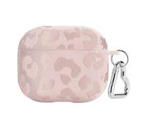 Velvet Caviar Funda protectora para AirPods de 3ª generación, compatible con Apple AirPods 3, funda para mujer con llavero, 2021 Gen 3 (leopardo nude)