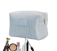 Velvet Cosmetic Bag - Large Capacity Velvet Makeup Bag with Zipper