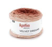 VELVET DREAMS de Katia ovillos de 300 gramos y 150 metros. (100 - Teja)