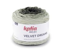 VELVET DREAMS de Katia ovillos de 300 gramos y 150 metros. (106 - Verde Militar)