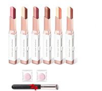 Velvet Gradient Dual-Color Eyeshadow Stick,for Eye Make Up Tool-Mixed *6 | 2-in-1 Long-Lasting Waterproof Cream Eyeshadow,Easy Blend Shimmer & Matte Finish,for Natural Radiant Eye Makeup Looks