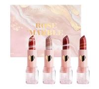 Velvet Matte Lipstick Set, 4-color Velvet Lip Stain Set, High Pigmented Lip Gloss Kit, Long Lasting Lipstick for Women, Makeup Lipstick Set for Dating, Comfortable Matte Lip Colors for Every Occasion