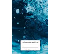 Velvet Ocean: Abstract Liquid Composition Notebook | 120 Pages, 6x9 Size | Aesthetic Marble Journal for Notes, Writing & Creativity (Liquid Dreams)
