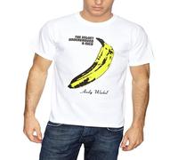 Velvet Underground The Underground Warh - Camiseta para hombre, blanco, L