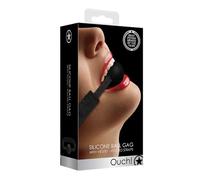 Velvet & Velcro Adjustable Silicone Ball Gag