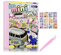 VelvetGlow 32 Blatt Stickerbuch im japanischen Manga-Stil, über 500 Sticker, Heisei Retro Romantik-Serie, Manga-Buch-Design, koreanische und japanische Sticker, ästhetisches Stickerbuch