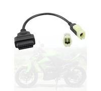 VelvetunVillay Cable de diagnóstico OBD2 para motocicleta Kawasaki, adaptador OBD2 de 4 pines a 16 pines para Z250 Z650 Z1000 ER6N EX650F Ninja400
