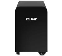 Velway Funda para Barbacoa Cubierta BBQ de Parrilla, Protector para Barbacoa 210D Oxford, Anti-Viento/UV/Polvo/Impermeabilidad, Resistente al Desgarro/Agua/Lluvia/Nieve/Sol, 76x66x110cm Negro