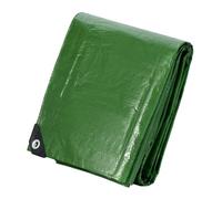 Velway Lona Impermeable Exterior 3x3m - 100g/m² con Ojales Resistente a Los Rayos UV, Multiusos Portátil para Terrazas Muebles Cámping Jardín Piscina Coche - Verde