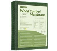 Velway Malla Antihierbas 1x10M Biodegradable - 80g/m² Malla contra Malas Hierbas para Jardín Huerto Tejido Permeable al Agua Tela Antihierbas Compostable Anti-UV Tela Geotextil para Control de Maleza