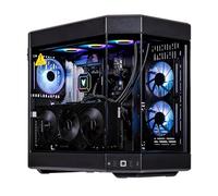 Velztorm Black Praetix 3D Gaming Desktop PC (AMD Ryzen 7 9800X3D, GeForce RTX 5080, 32GB DDR5, 2TB PCIe SSD, ventiladores RGB, 360mm AIO, 1000W PSU, WiFi 7, Bluetooth 5.4, RJ-45, HDMI, Win 11 Pro)