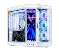 Velztorm Praetix Y70 Touch - PC de escritorio LCD para juegos (GeForce RTX 5090 32 GB (> 4090), Intel i9-14900K refrigerado por líquido, DDR5 de 32 GB, SSD PCIe de 2 TB, fuente de alimentación de 1000
