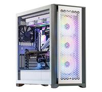 Velztorm White Aciex - PC de escritorio para juegos 3D personalizada (AMD Ryzen 7 7800X3D, GeForce RTX 5090, 32 GB DDR5, SSD PCIe de 2 TB, ventiladores RGB, AIO de 360 mm, fuente de alimentación de