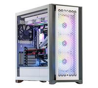 Velztorm White Aciex - PC de escritorio para juegos 3D personalizada (AMD Ryzen 7 7800X3D, Radeon RX 9070 XT, 32 GB DDR5, SSD PCIe de 2 TB, ventiladores RGB, AIO de 360 mm, fuente de alimentación de