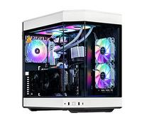 Velztorm White Praetix - PC de escritorio Y60 para juegos (GeForce RTX 5080 16 GB (> 4090), Intel i9-14900K refrigerado por líquido, 32 GB DDR5, SSD PCIe de 2 TB, fuente de alimentación de 1000 W