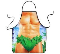 VemeFufu Divertido Sexy Delantal Cocina Impermeable para Mujer Hombre, Delantal de Bar Temático Barbacoa BBQ Antiincrustante para Oktoberfest Navidad para Amigos GX-1P-17