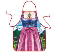 VemeFufu Divertido Sexy Delantal de Cocina Impermeable Bar Temático Barbacoa BBQ Antiincrustante Delantal de Oktoberfest Navidad para Mujer Hombre PJ-1P-08