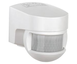 VEMER VE212700 Sensor 140 - Detector de Presencia con Instalación en Pared, Sensor de Movimiento con Tecnología Infrarroja, Cabezal Sensor Giratorio e Inclinable, IP55, Blanco