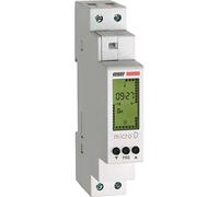 VEMER VE758100 Micro D - Temporizador Horario Digital, Interruptor con Programación Diaria, Instalación en Carril DIN, Blanco