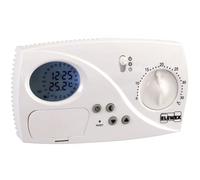 VEMER VE773200 CT 24H - Termostato de Ambiente de Pared para Calefacción, Alimentación a Pilas, Blanco