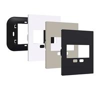 VEMER VE786400 Now KEO LCD - Kit ClickON Living Now Bticino Compatible con termostato Keo LCD de Vemer, Frontales Color Blanco, Negro y Arena