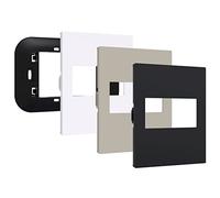 VEMER VE786500 Now iRide/Aros - Kit ClickON Living Now Bticino Compatible con Cronotermostato iRide y Termostato Aros de Vemer, Frontalini Color Blanco, Negro y Arena