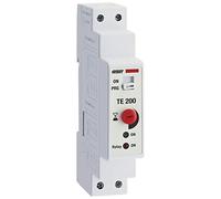 VEMER VJ79720000 TE 200 - Temporizador Electrónico para Luces de Escaleras, Instalación en Guía DIN, Control Preciso y Fiable, Blanco