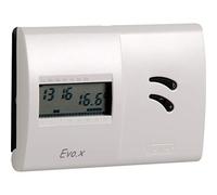 VEMER VN118600 EVO.X - Termostato de Caldera y Calefacción de Pared, Programación Semanal, Alimentado Pilas, Blanco