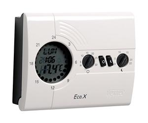 VEMER VN161600 ECO.X-D - Termostato Calefacción Diario de Pared, Alimentación a Pilas, Blanco