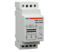 VEMER VN310900 TMD 10/12 - Transformador de Electricidad de Carril DIN para Servicio Discontinuo, Ideal para Timbres, Citófonos, Alarmas, Puertas Automáticas, 230V/4-8-12V, Potencia 10VA, Blanco
