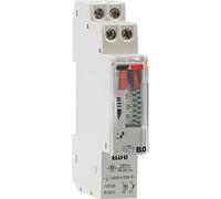 VEMER VP877500 ELO-D - Interruptor Horario Electromecánico, Temporizador con Programación Diaria, Instalación en Carril DIN, Gris Claro