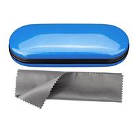Vemiss Funda rígida para gafas, ligera, portátil, para mujeres y hombres, B-AZUL, Medium