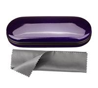 Vemiss Funda rígida para gafas, ligera, portátil, para mujeres y hombres, B-Púrpura, Medium