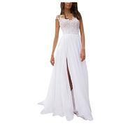 VEMOW Vestidos de Novia Baratos Vestidos de Fiesta Largos de Noche, Vestidos Largos para Boda de Noche Vestido de Dama de Honor Sirena Corte Imperio Elegant Talla Grande Más Elecciones(#22,M)