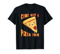 Ven a Buscar una Pizza Este Lindo y Divertido Kawaii Camiseta
