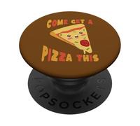 Ven a Buscar una Pizza Este Lindo y Divertido Kawaii PopSockets PopGrip Adhesivo