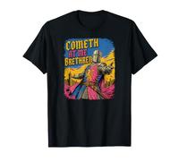 Ven a mí Hermanos Funny Medieval Knight Come At Me Bro Camiseta