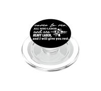 Ven a Mí Todos los Cargados y Agobiados PopSockets PopGrip para MagSafe