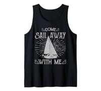 Ven a navegar lejos Conmigo Cita romántica de Vela Camiseta sin Mangas