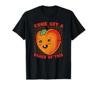 Ven a Obtener melocotón de Este Divertido Juego de Palabras de Frutas Kawaii Camiseta