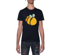 Ven Conmigo Camiseta Negro para Hombre De Manga Corta con Cuello Redondo