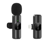 VEN-DENS Micrófono Lavalier inalámbrico compatible con iPhone/iPad y dispositivos tipo C. 4 variantes disponibles con 2 variantes con variante Lightning y variante tipo C (solo enchufar y usar) (iOS -